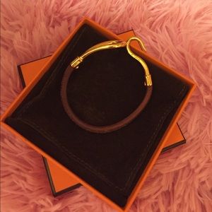 💯% Authentic Hermes Jumbo Hook Palladium HW