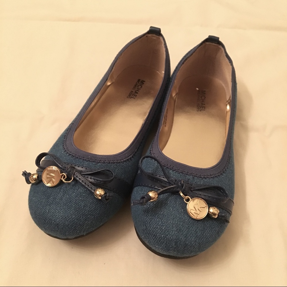 Michael Kors Girls Denim Flats