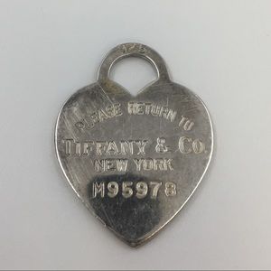 Tiffany Heart Tag Pendant