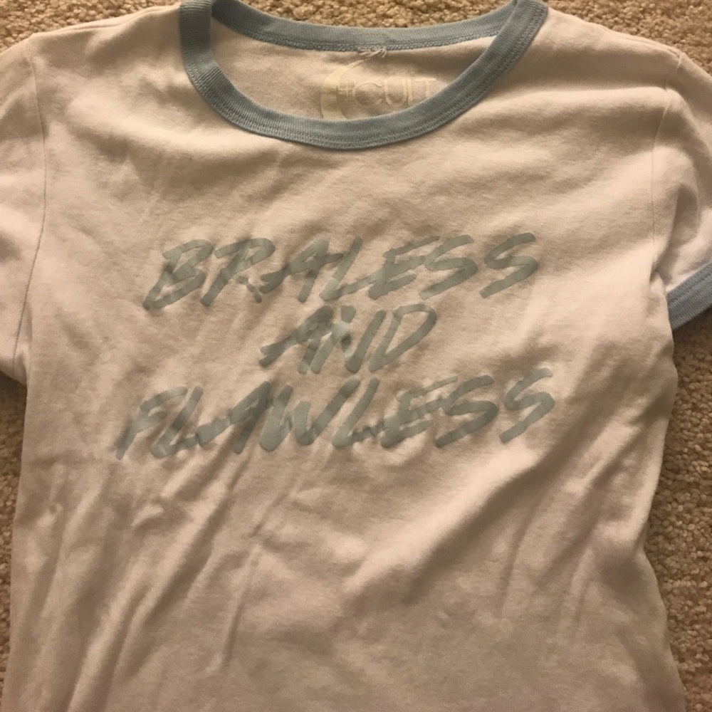 Braless and flawless ringer shirt from mooncult