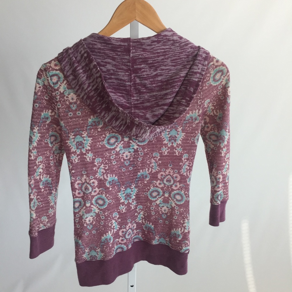 Free People Purple Zip Up - Picture 4 of 5