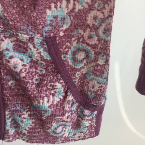Free People Purple Zip Up - Picture 3 of 5