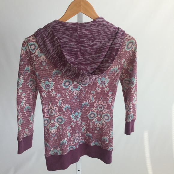Free People Purple Zip Up - Picture 4 of 5