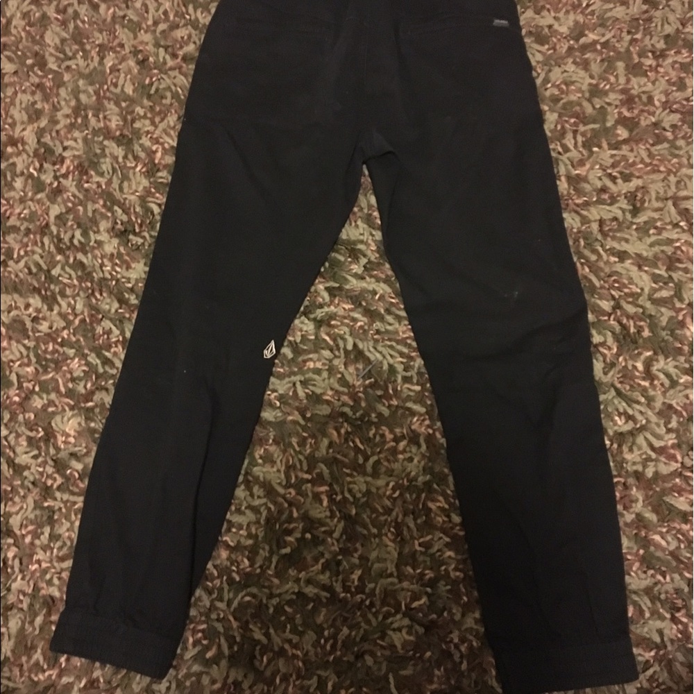 Volcom Black Jogger Pants Boys Large