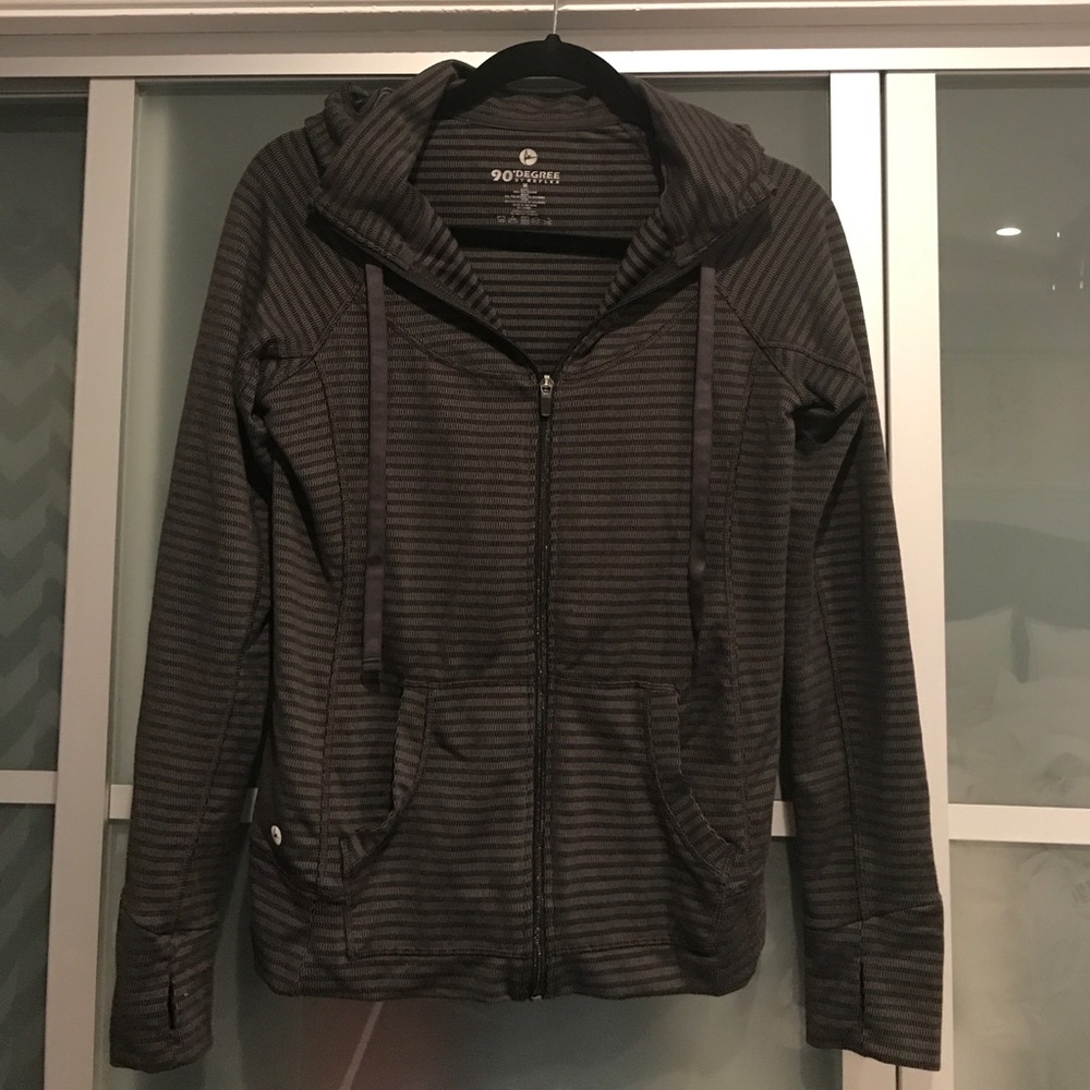 Black & Grey workout hoodie