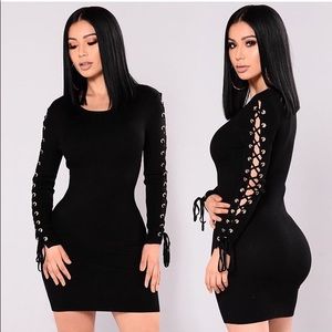 Fashion Nova Long Sleeve Dress