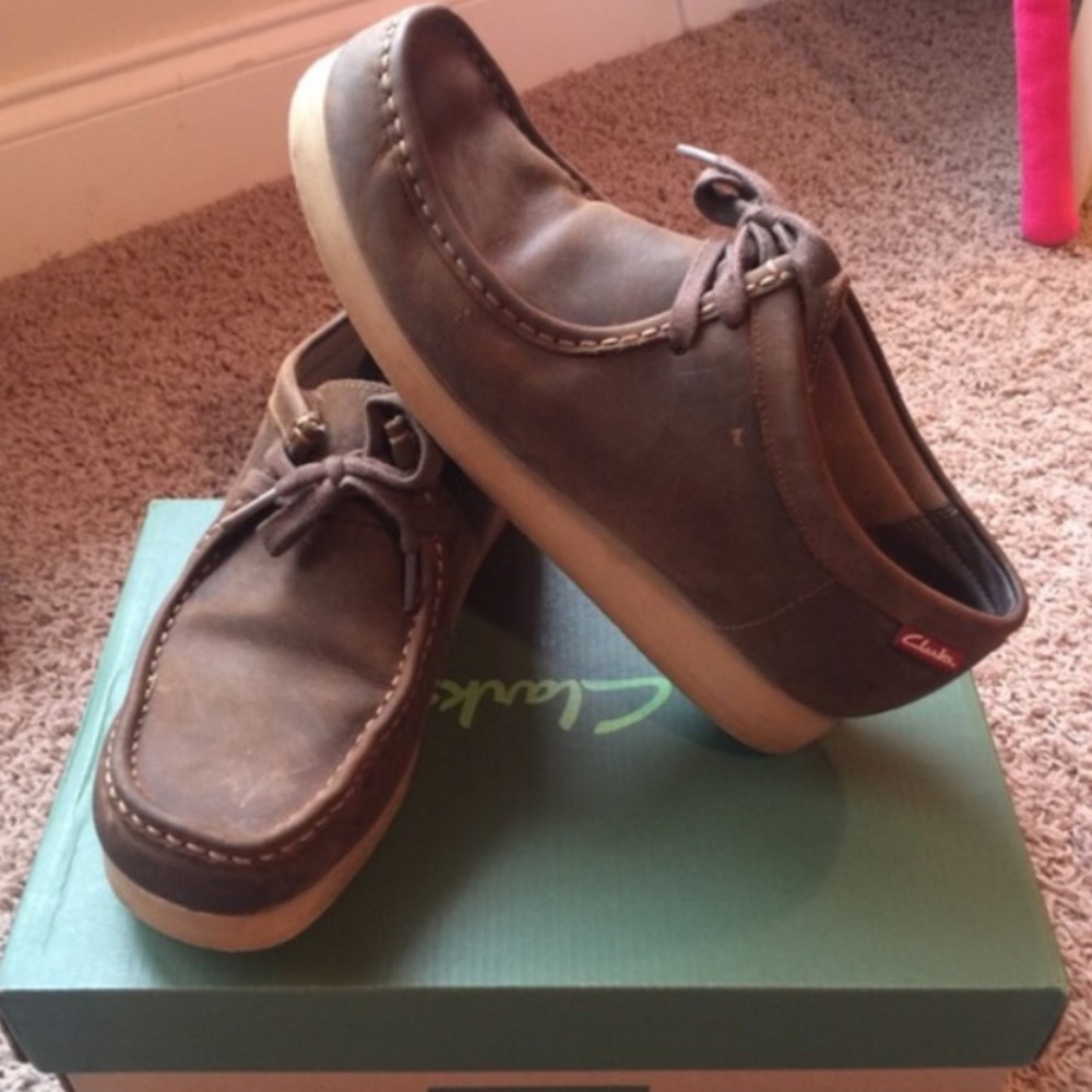 Wallabee Beeswax Leather Clarks