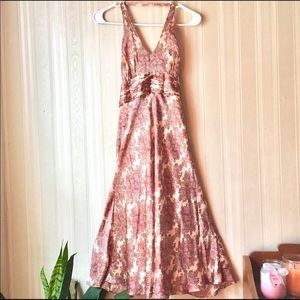 Ann Taylor Loft Silk Halter Dress Size 0