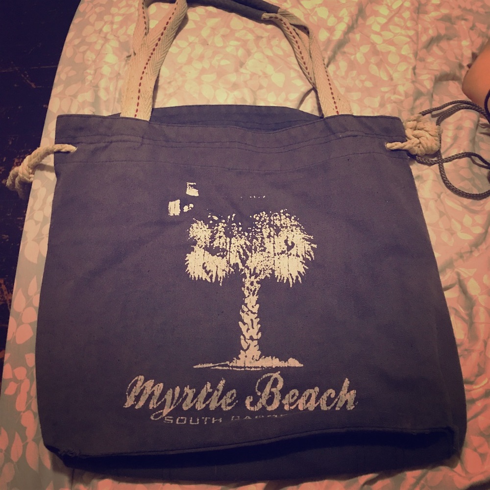 A vintage myrtle beach bag