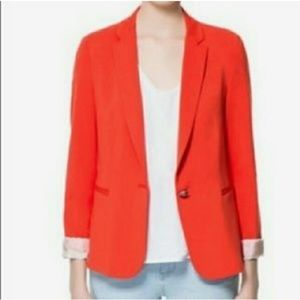 ZARA Basic Red Blazer size Medium