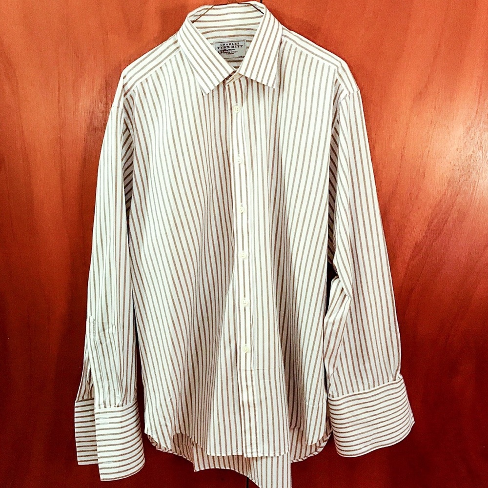 Vintage Charles Tyrwhitt french-cuffed dress shirt