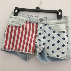 American flag shorts