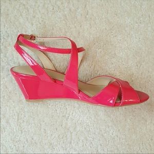 Pink Liz Claiborne Dress Wedges Size 8