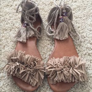 Fringe Sandals