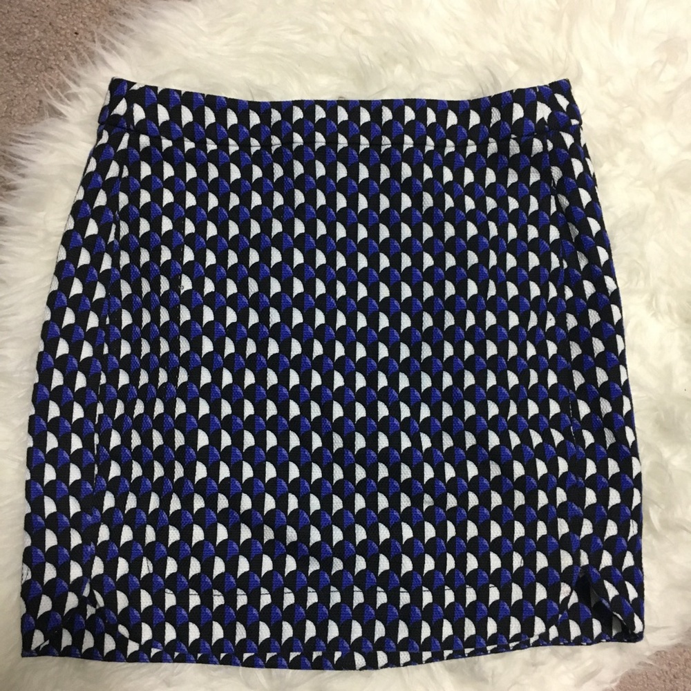 J Crew Printed Pencil skirt