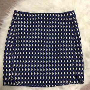 J Crew Printed Pencil skirt