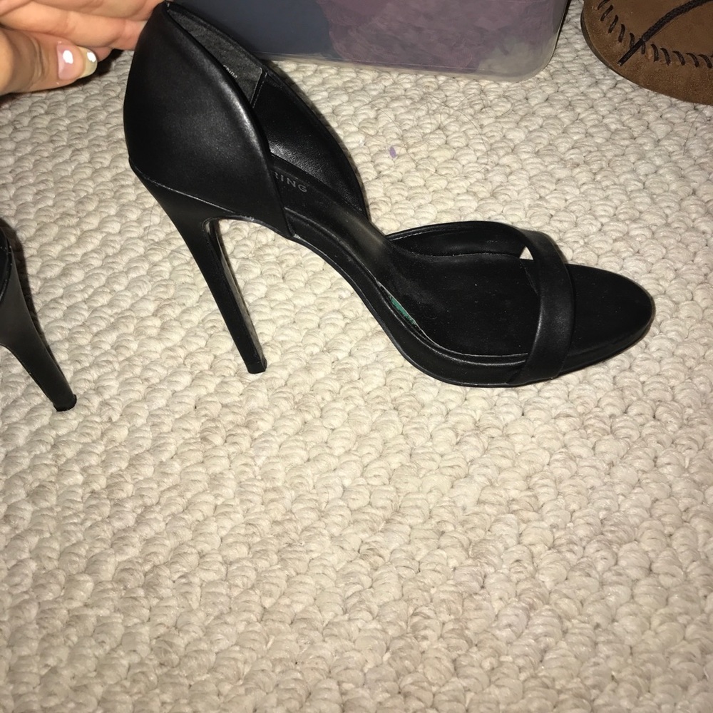 Call it spring black heels