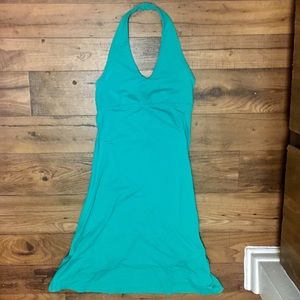 Patagonia green summer halter dress