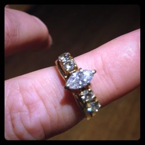 1.25 Ct Diamond Engagement Ring Wedding BandSz 5.5