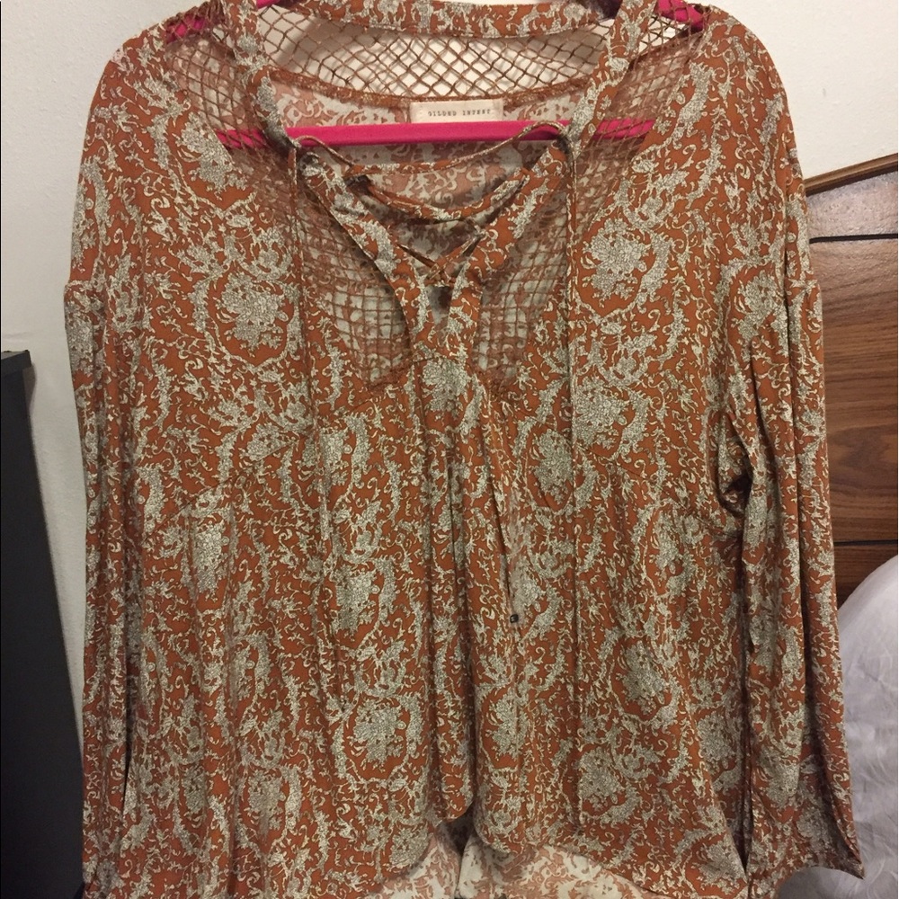 Gilded Intent boho blouse