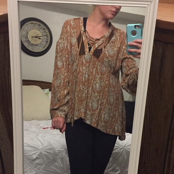 Gilded Intent boho blouse - Picture 2 of 5