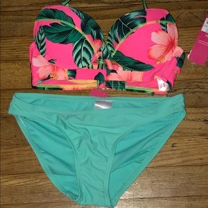2 Piece bikini set by xhilaration size xsmall NWT