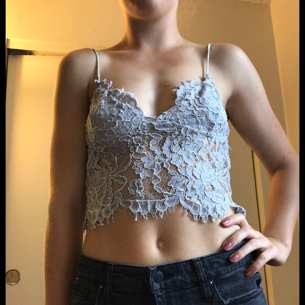 Lace tank top