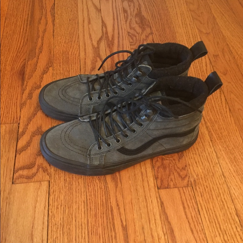 Vans sk8-hi grey and black