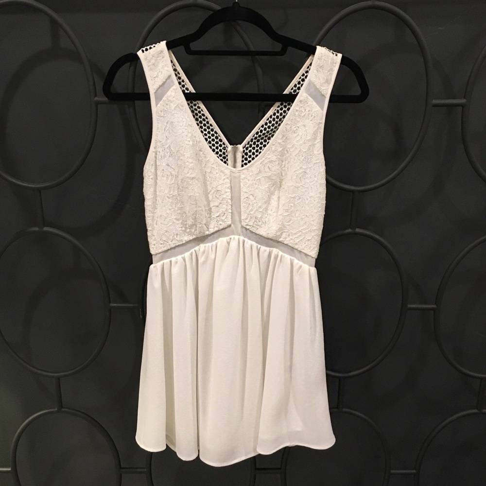 White Dress with lace detail