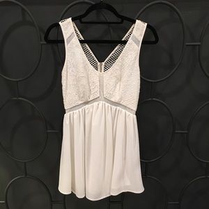 White Dress with lace detail
