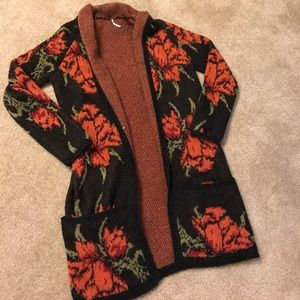 Free People Flower Power Cardigan
