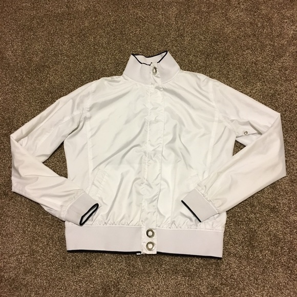 New York & Company Jackets & Blazers - White windbreaker jacket