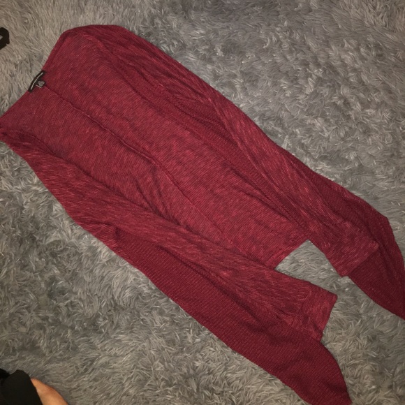 Burgundy American Eagle cardigan - Picture 3 of 3
