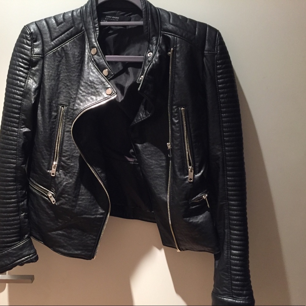 Moto jacket! Only used one time!