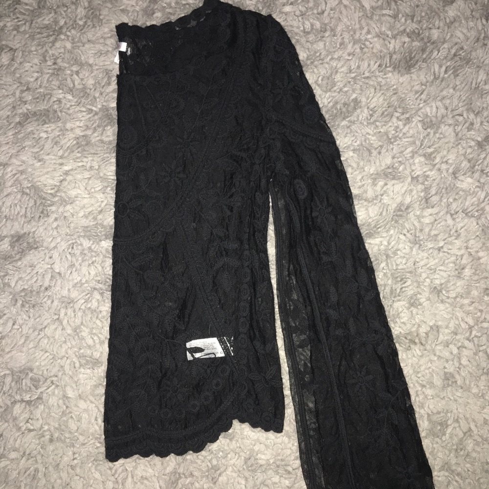 Black lace long sleeve