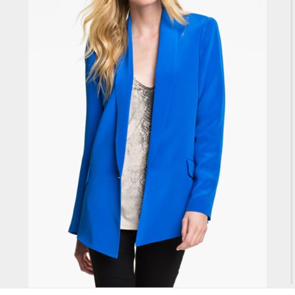 Truth and Pride Jackets & Blazers - Truth and Pride Shawl Collar Silk Blazer