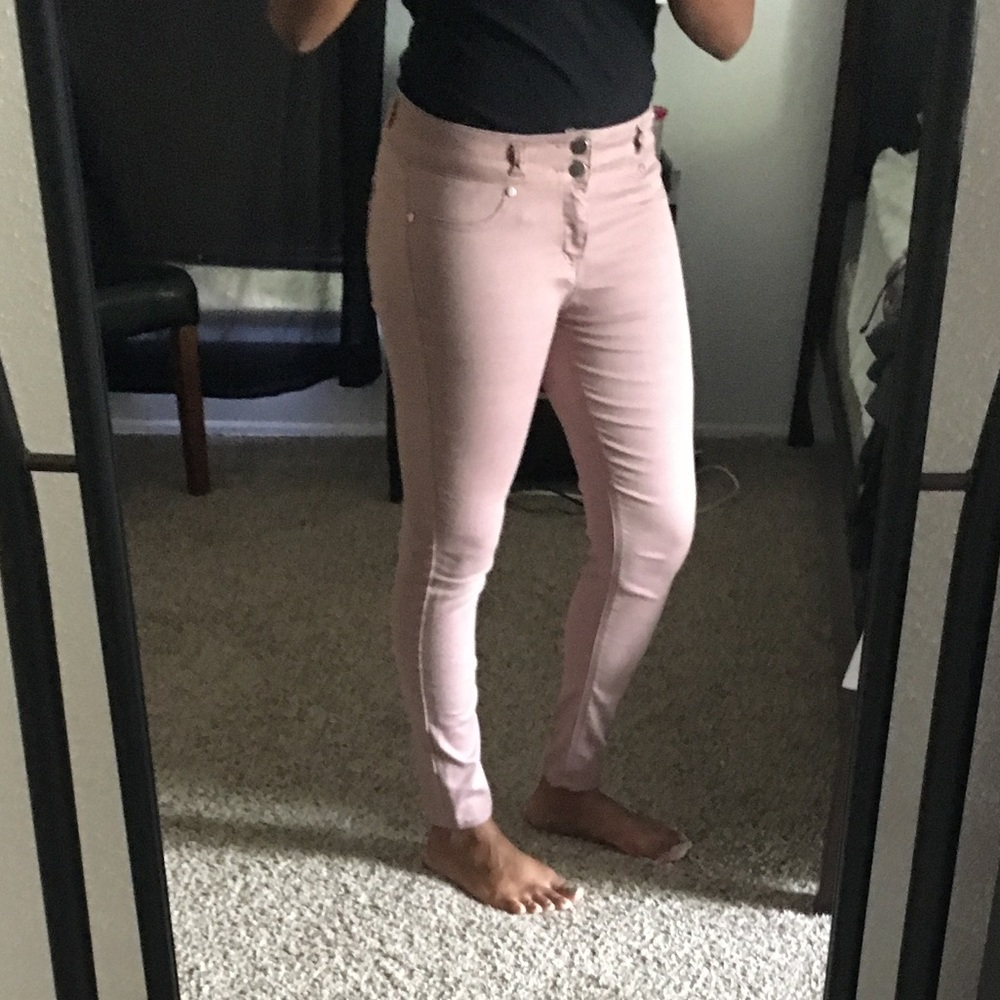 Pink Love Fire Jeans/Pants