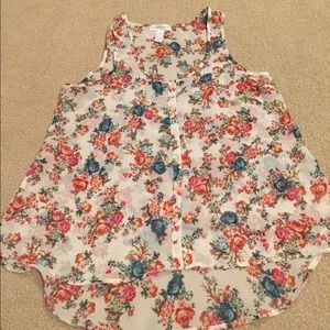 Floral tank top