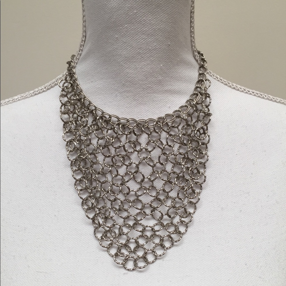 Guess NWT silver chain link necklace