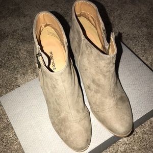 Womens faux suede bootie