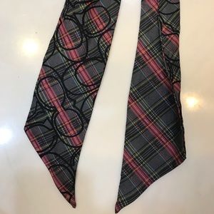Coach ponytail scarf
