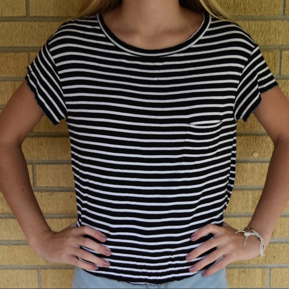 striped tee