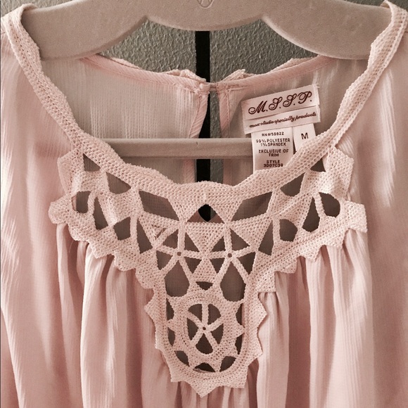 M. L. L. P. SLEEVELESS BLOUSE W EMBELLISHMENTS. - Picture 6 of 8