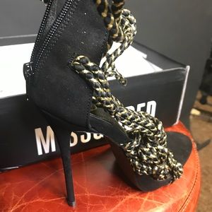 Strappy missguided heels, worn once.