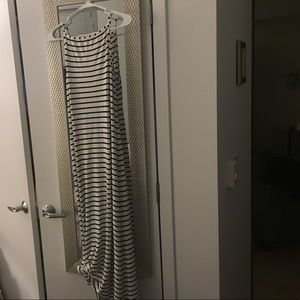 Striped maxi dress