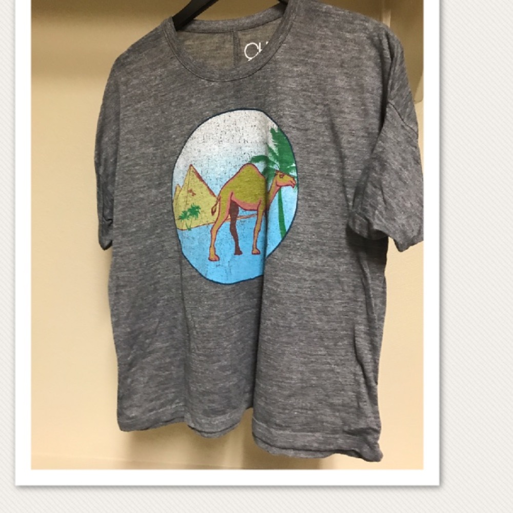 Chaser camel t shirt