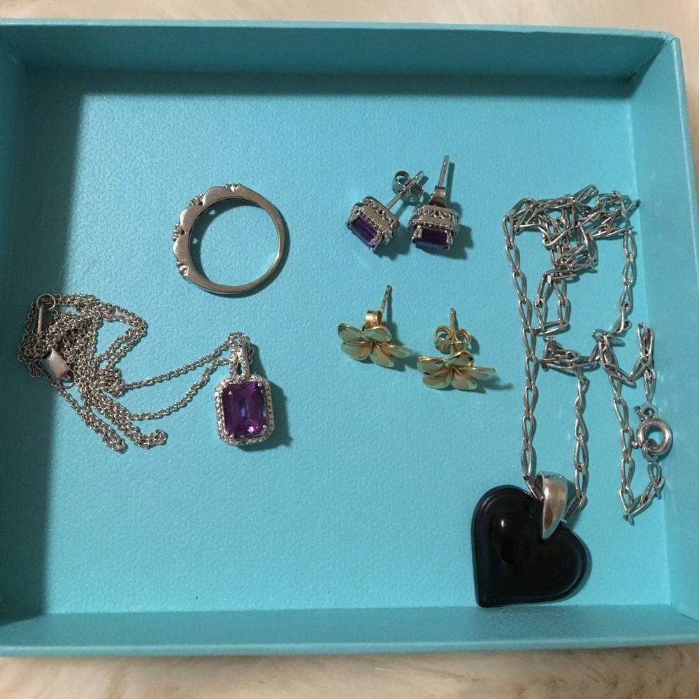 Box of gold and silver ex boyfriend jewelry