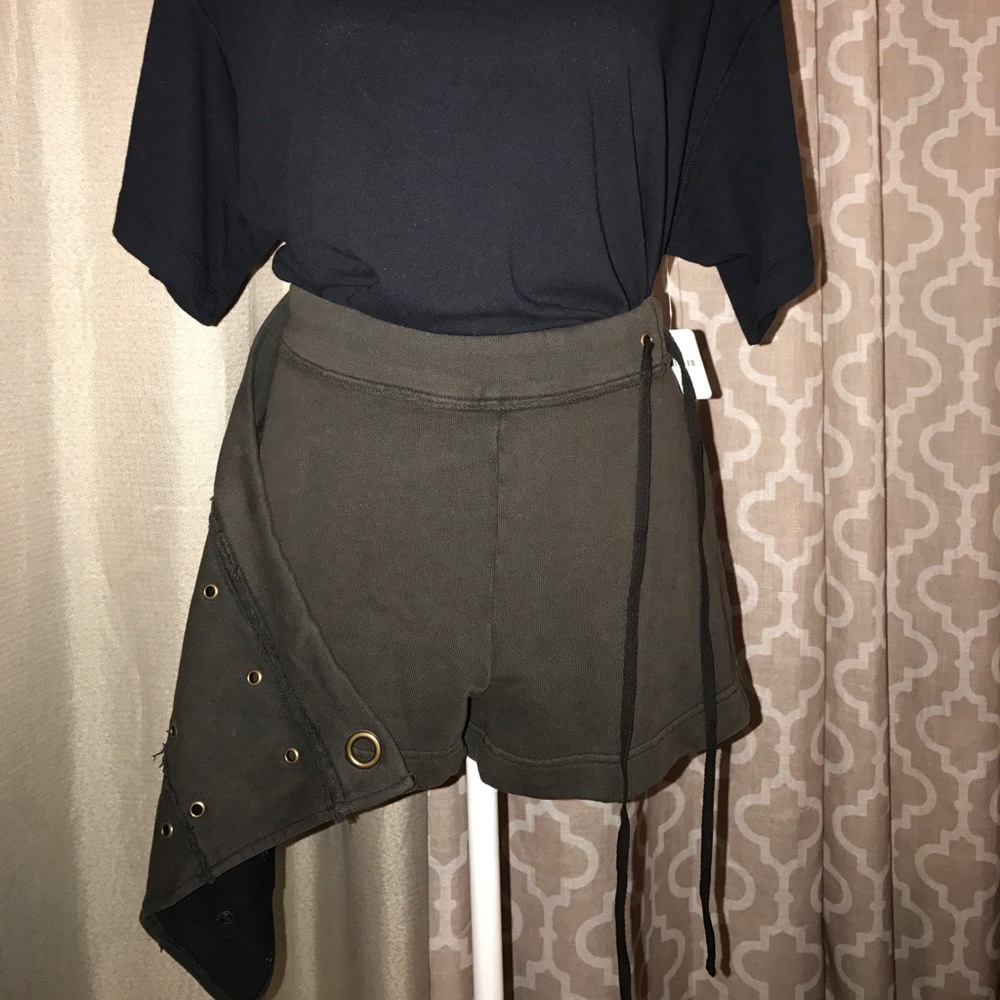 Free People Army Green Skort