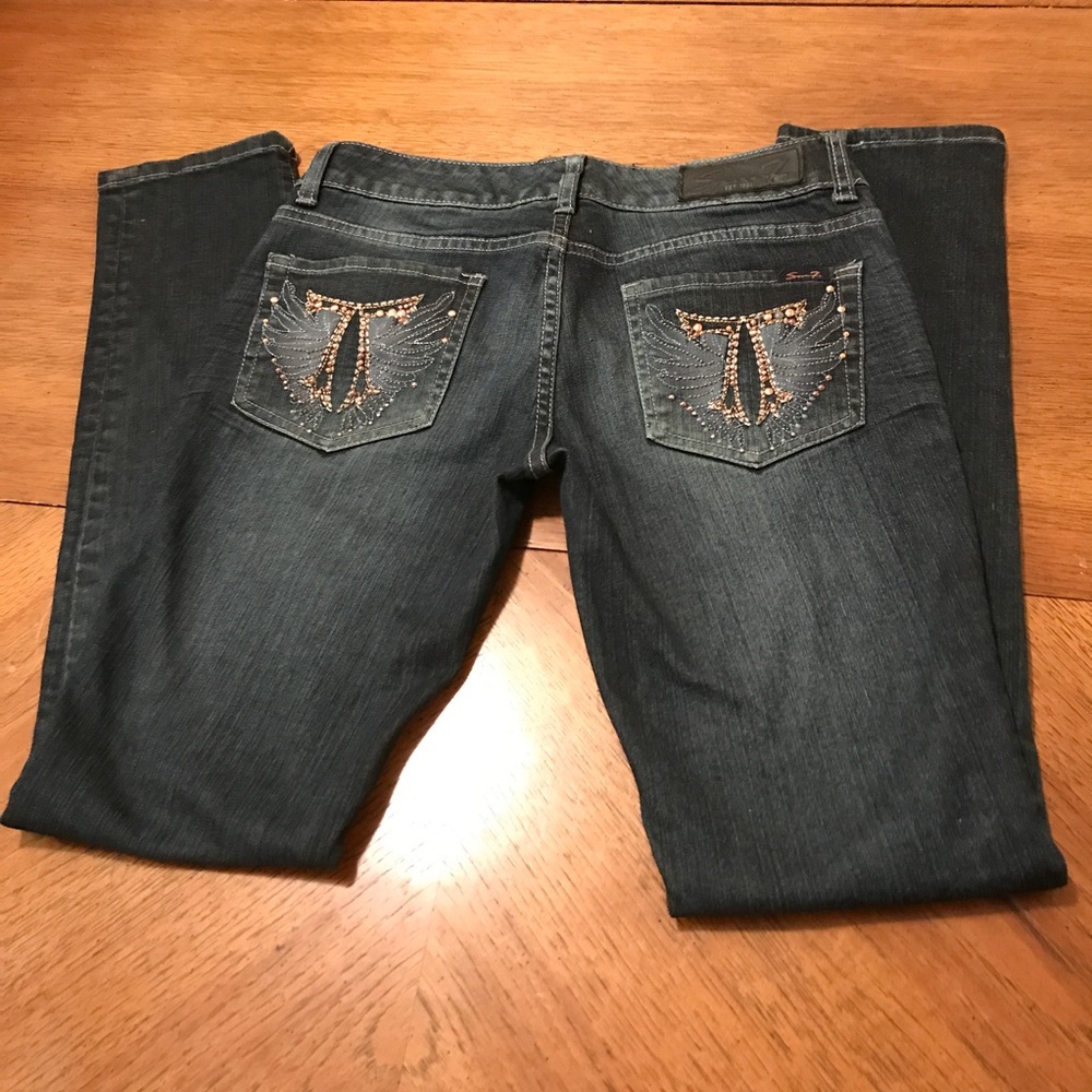 Seven 7 Dark Wash Skinny Women Size 27 Jeans