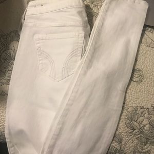 White hollister jeans